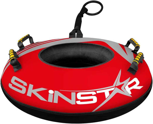 SkinStar Professional Snow Tube Sledge Bob Sledge Tyres Snow Tyres Diameter 70 cm Red
