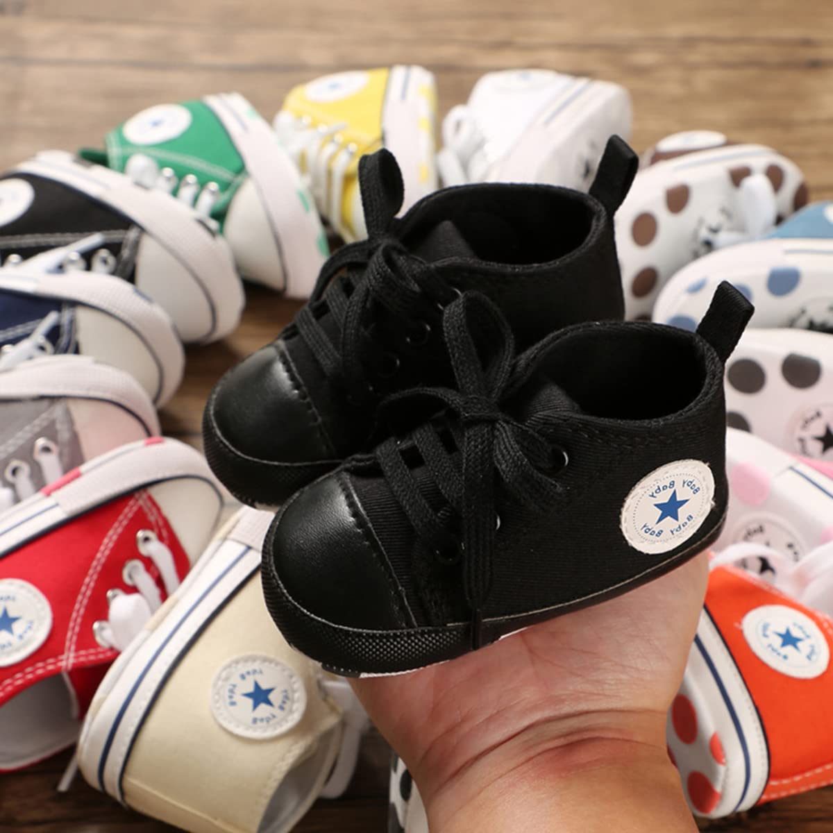 DEBAIJIA Babyschuhe Lauflernschuhe 0-18M Leichtes Atmungsaktives rutschfest für Jungen und Mädchen