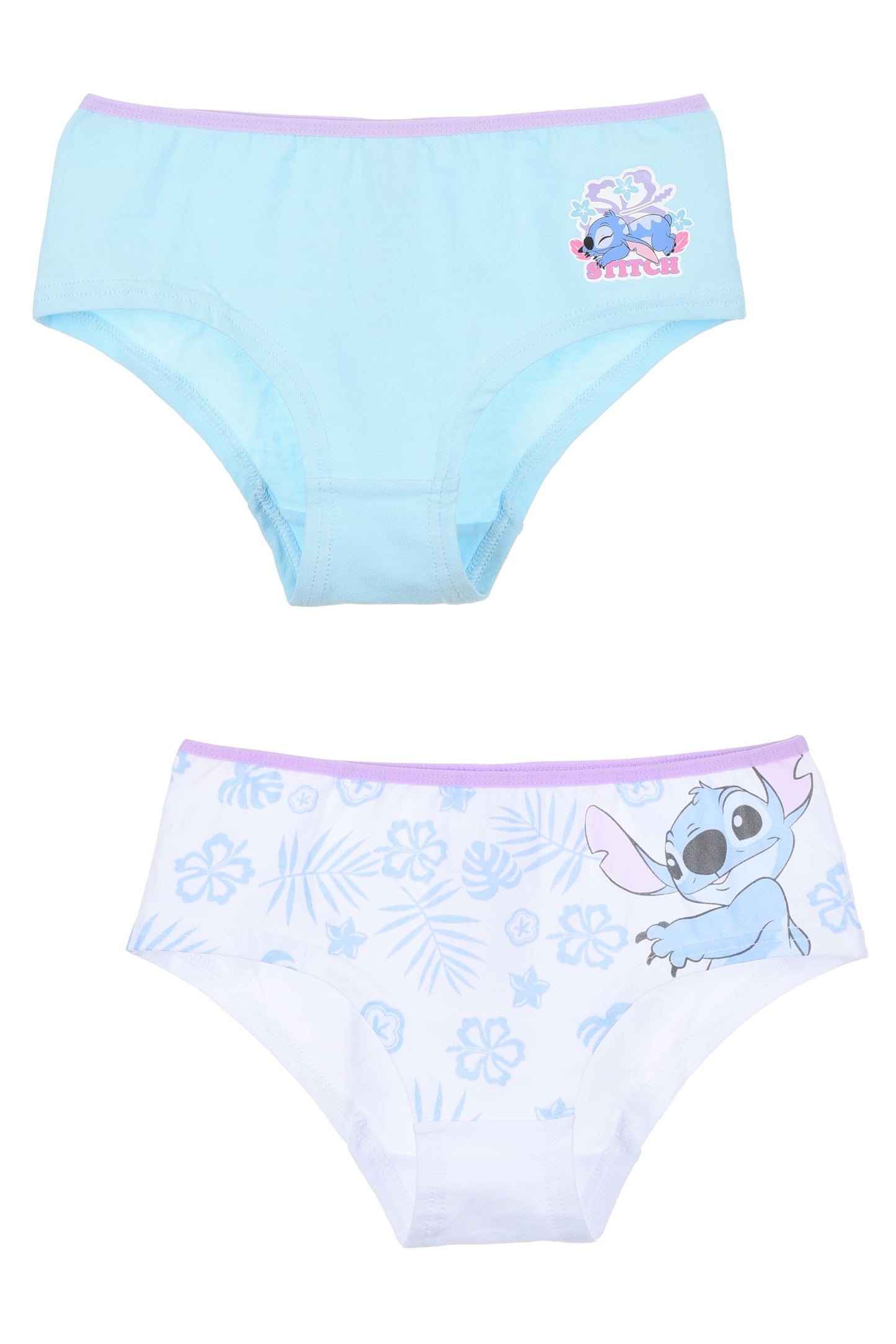 Disney Lilo & Stitch Unterhose Mädchen | Stitch Panty, Baumwolle Unterwäsche | Gr. 116-152 | 4er Pack