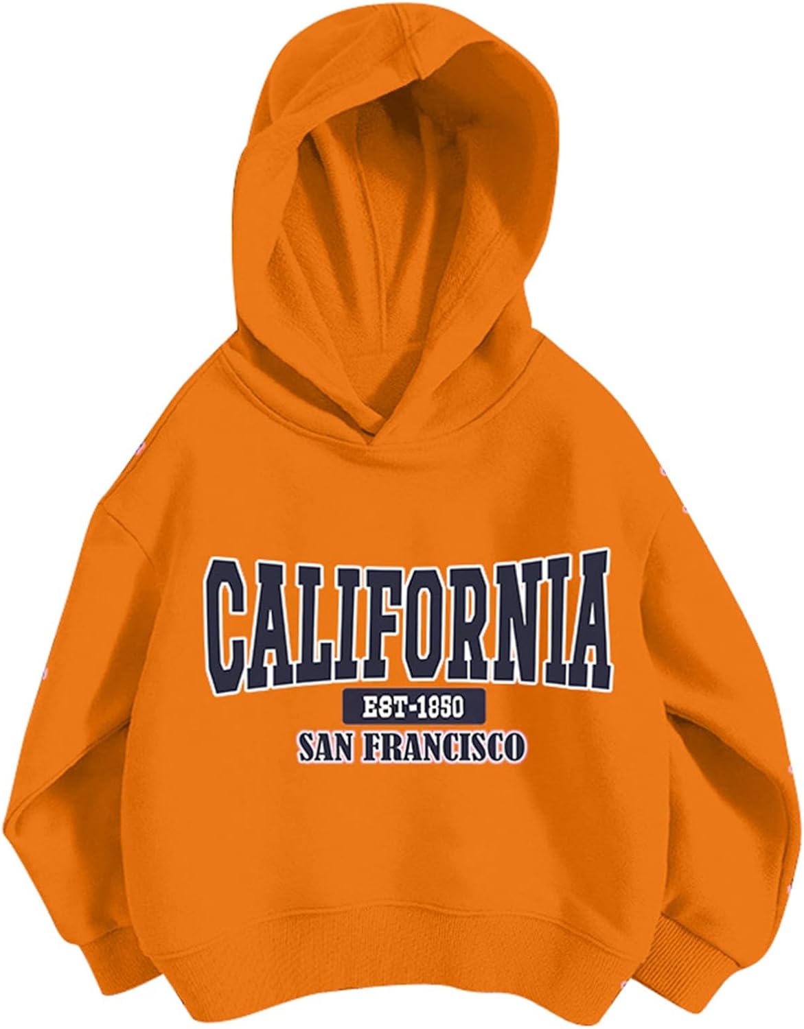 Pullover Mädchen Hoodie Niedlicher Katzen-Druck Lässig Locker Kapuzenpullover Frühling Herbst Langarm Pullover Sweatshirt mit Kapuzen Langarmshirt Oberteile für 3-12 Jahre