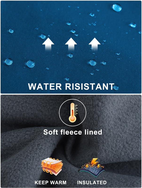 HFDWYJ Children's Softshell Trousers with Fleece Lining Waterproof Trousers Children's Outdoor Trousers Children's Ski Trousers Children's Hiking Trousers Children's Rain Trousers Sports Trousers Boys