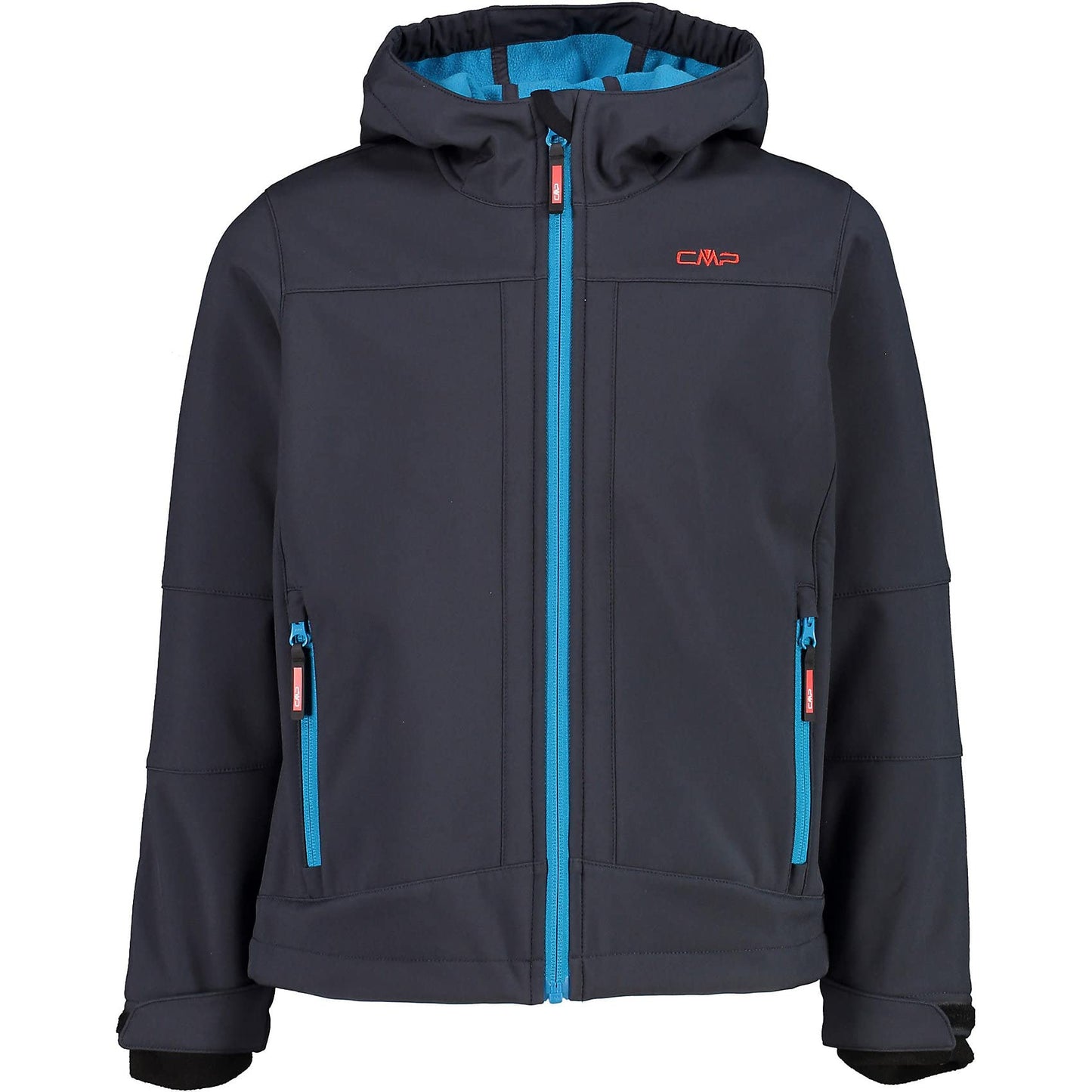CMP Unisex Children's Giacca in Softshell Da Bambini Con Cappuccio Fisso Softshell Jacket for Children with Fixed Hood