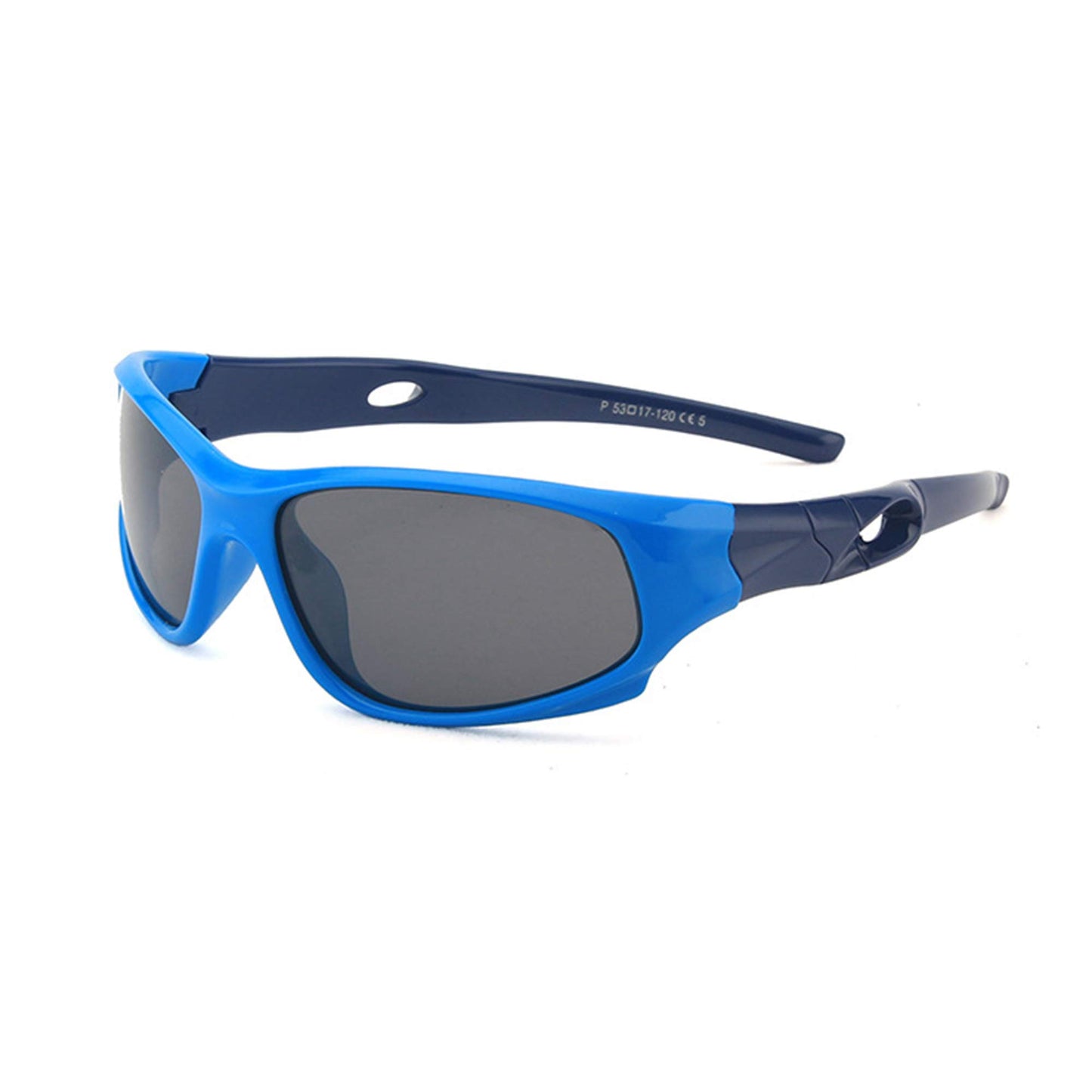 Sport-Sonnenbrille für Kinder, polarisiert, bruchsicher, für Jungen und Mädchen (3-12 Jahre) + Brillenbänder + Brillenetui