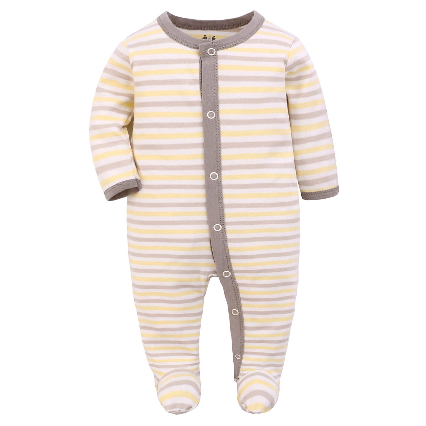 3PCS Baby Sleepsuit Baby Pajamas Baby Sleeping Bag Cotton with Feet with Buttons Size 56 62 68 for Boy Girl Newborn