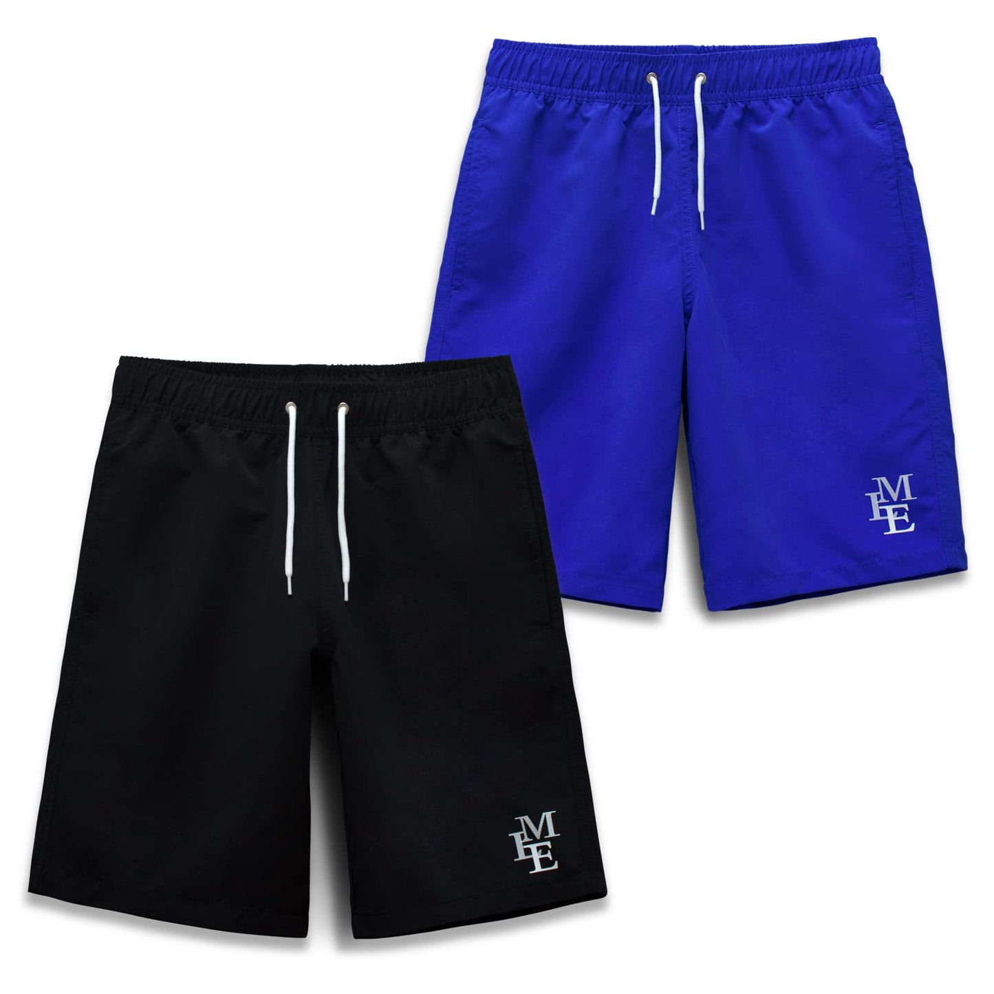 MEILONGER Badehose Jungen Badeshorts Schnelltrocknend Boardshorts mit Netzfutter Taschen und Verstellbarem Tunnelzug