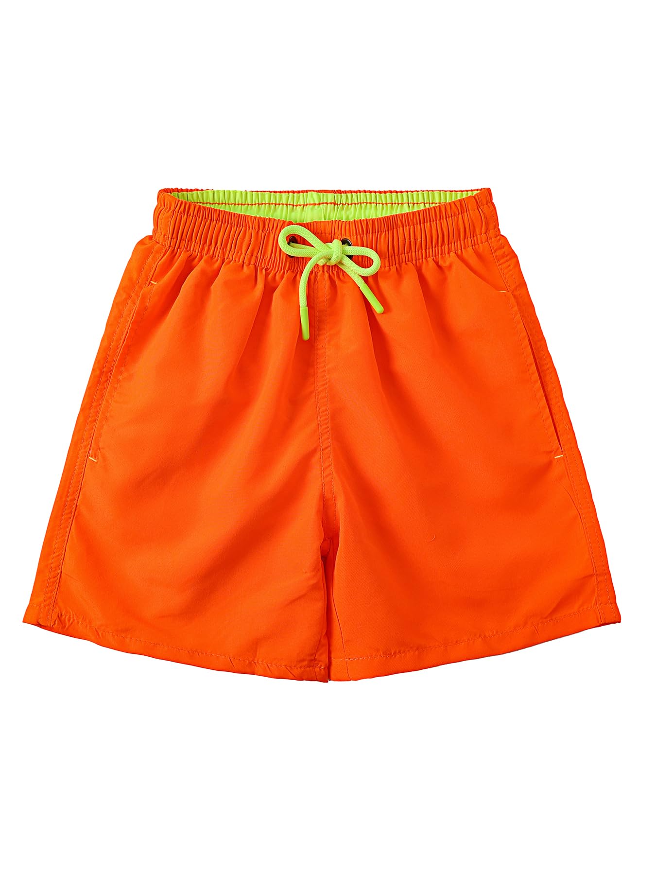 SERENYOU Boys' Board Shorts Children's Pattern Changing Swimming Shorts with Mesh Lining