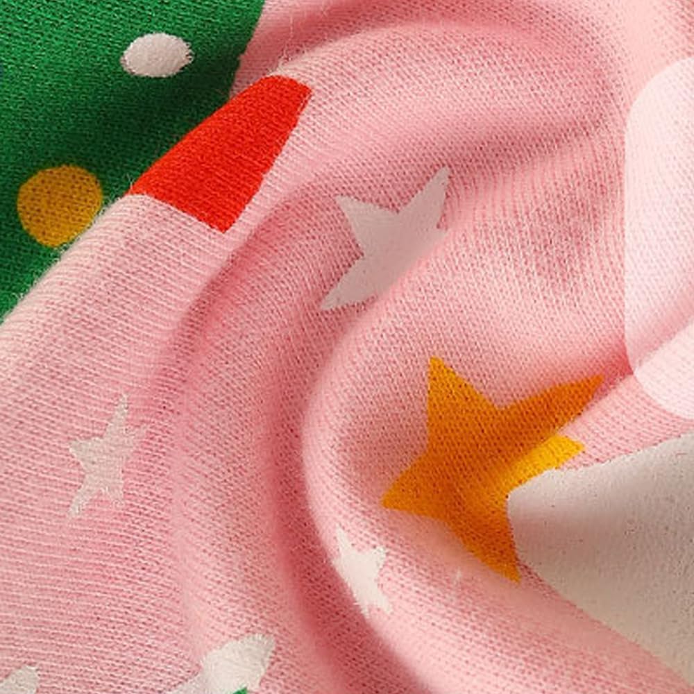 EULLA Kinder Mädchen Jungen Weihnacht Pullover Sweatshirt Weihnachtsoutfit Weihnachtspuli Christmas Xmas Rentier Weihnachtsmann Weihnachtskleidung 92 98 104 110 116 122