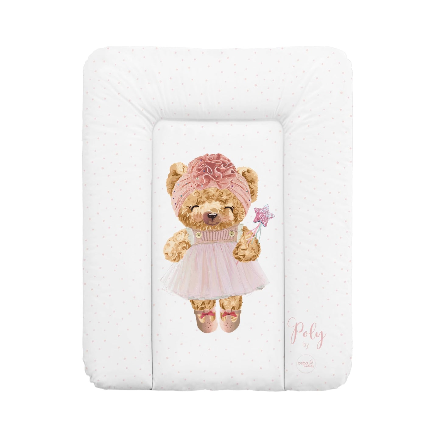 Ceba Baby® weiche Wickelauflage 50x70 cm - Baby Wickelunterlage - Wickeltischauflage für Junge und Mädchen - Wasserdicht, abwaschbar - OEKO-TEX® Standard 100 - Made in EU - Waldfreunde