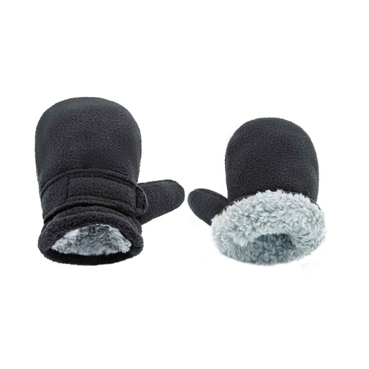 SEYUFN Baby Winter Gloves Fleece Lining Toddler Boys Warm Soft Baby Girls Adjustable Gloves Outdoor Gloves