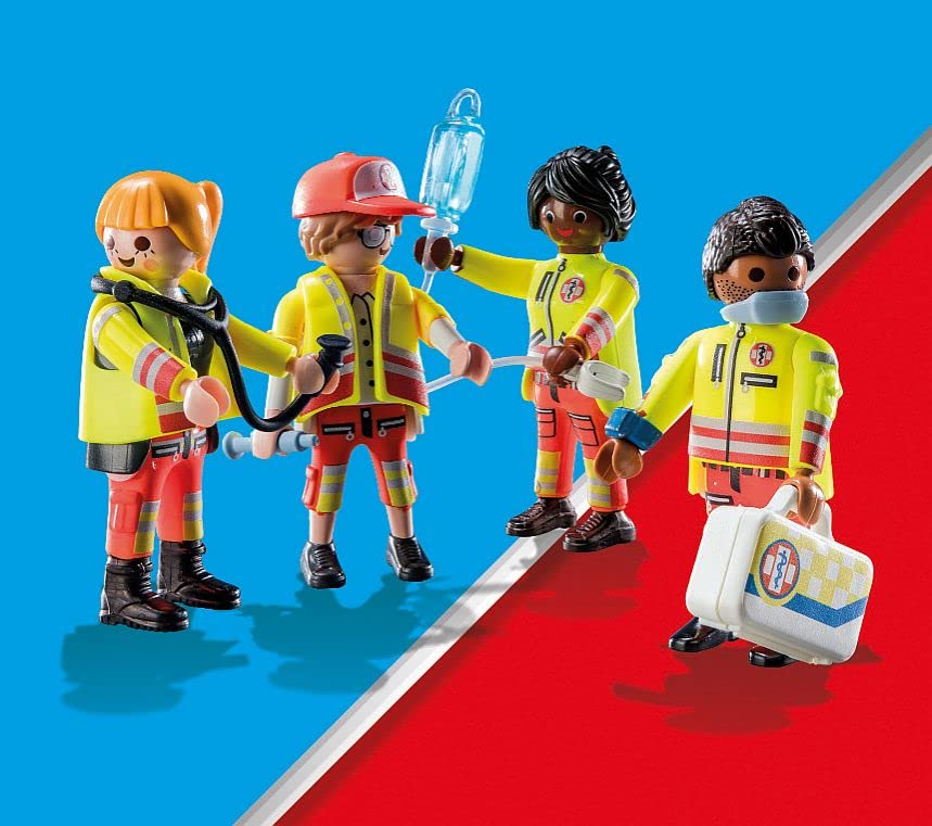 PLAYMOBIL City Life 71244 Rettungsteam, Spielzeug für Kinder ab 4 Jahren