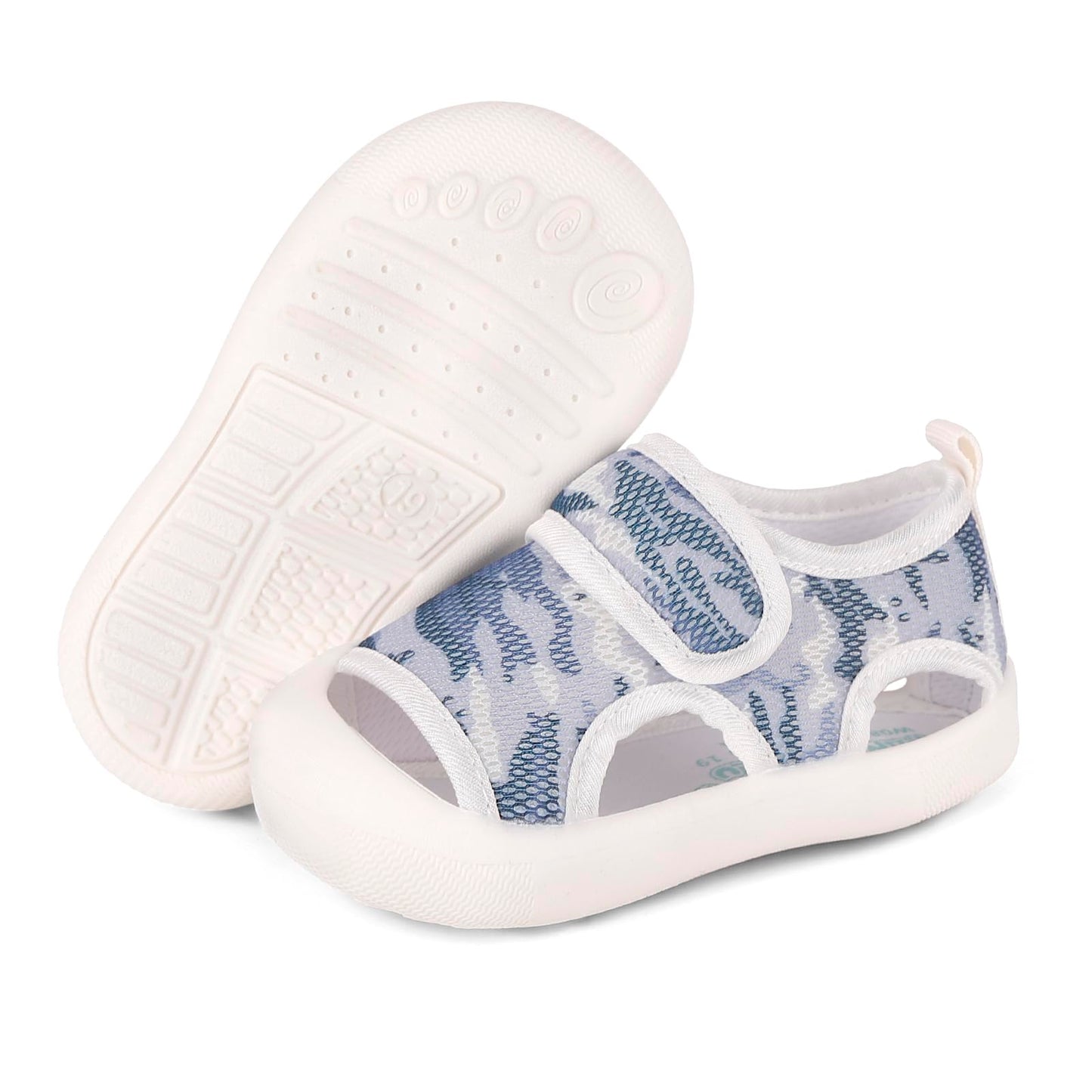 Cheerful Mario Babyschuhe 0-3 Jahre Sport Sandalen für Jungen und Mädchen – Lauflernsandalen für Kleinkinder Sommer Barfußschuhe Erste Schuhe