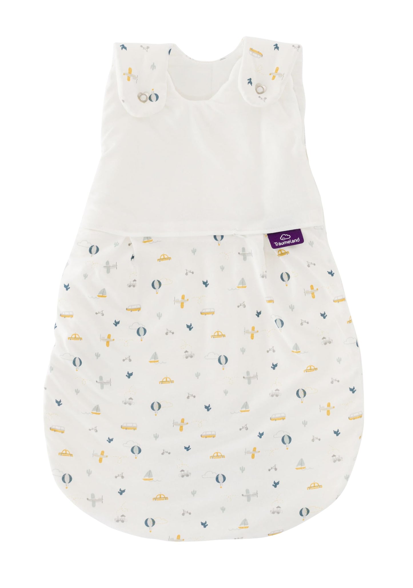 Träumeland Liebmich Sleeping Bag, All-Year Sleeping Bag, Sleeveless Outer Bag, Baby Sleeping Bag Grows with Your Child, Washable Children's Sleeping Bag, Lightweight Cotton Sleeping Bag, Breathable