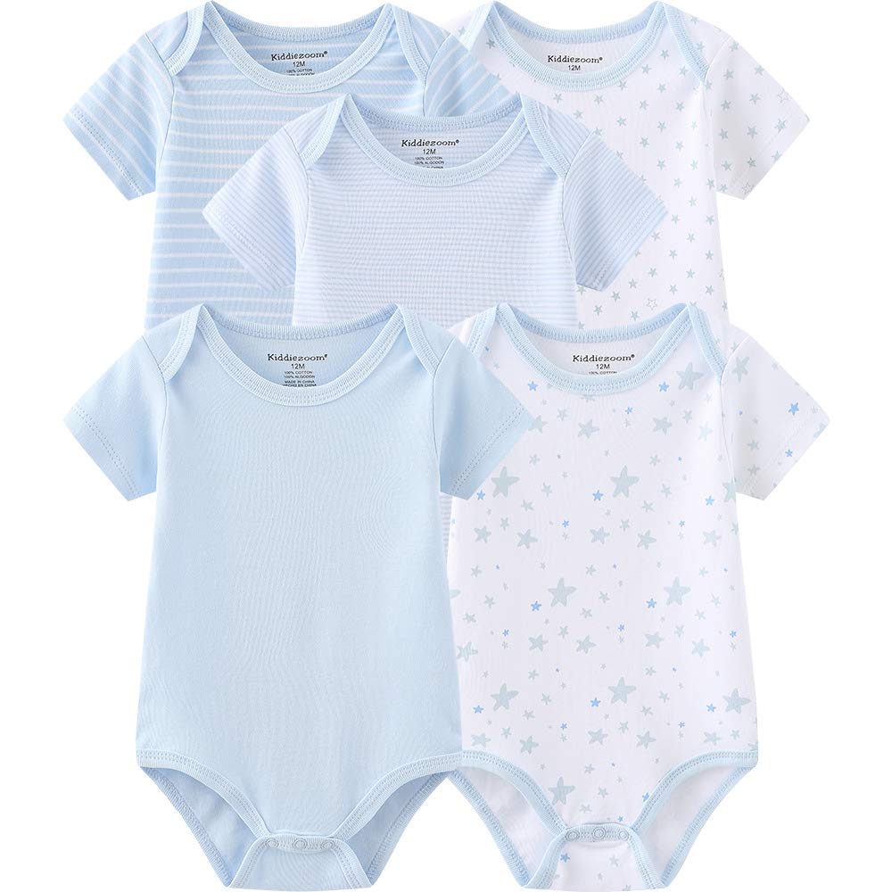Kiddiezoom Unisex Babyhose für Mädchen Jungen Baby Jogginghose, 4er-Pack
