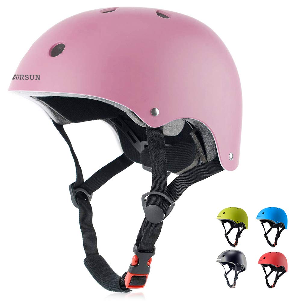 BURSUN Kinder Fahrradhelm Kinderhelm Skaterhelm für Alter 2-16 Jahre Jungen Mädchen, Kinderhelm für Fahrrad Roller Skateboard Scooter Roller Skating