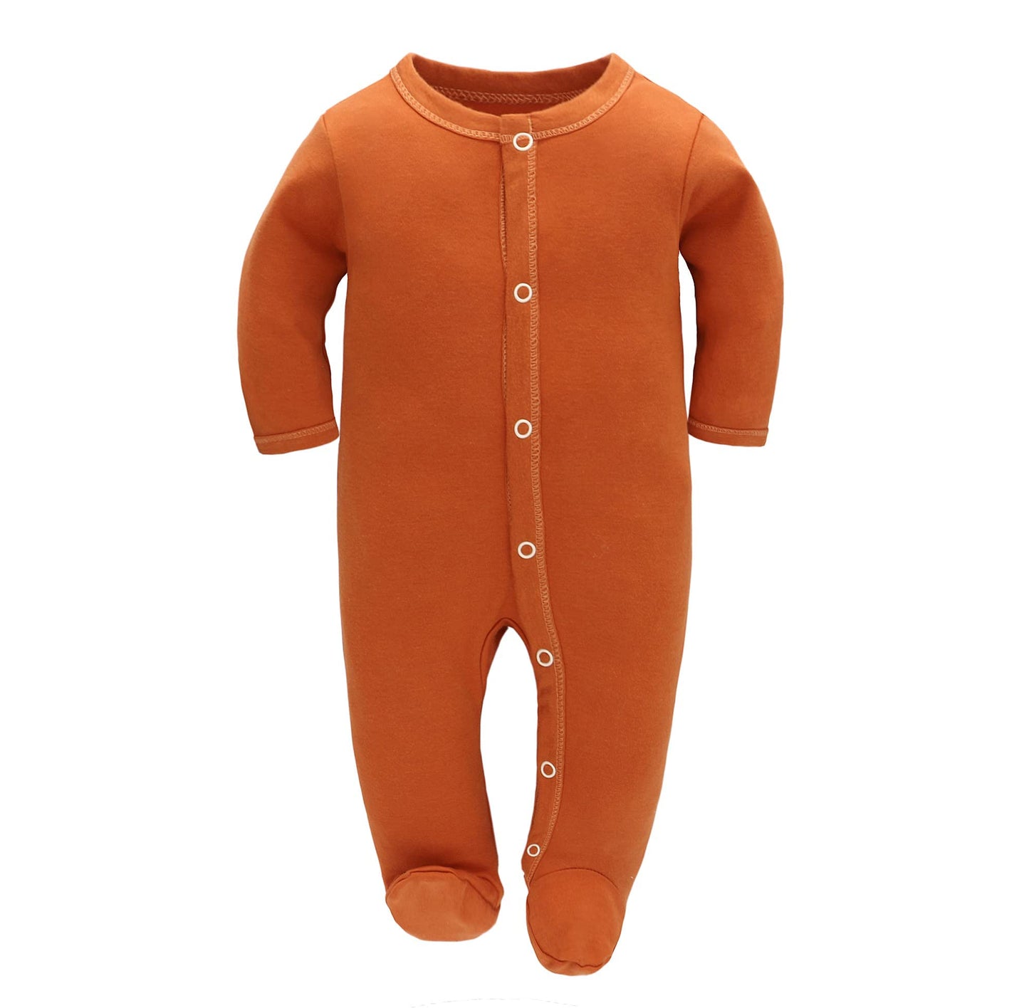 Amo nenes Sleep Romper Baby Boys Overall 3 Pack Unisex Pajamas Cotton Romper Jumpsuits Long Sleeve Player Baby Clothes with 0-7 Months