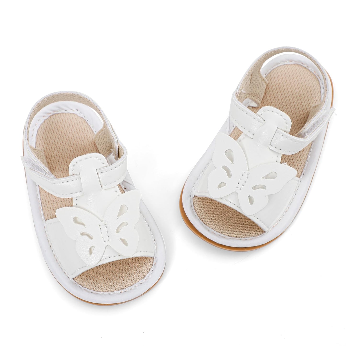 LACOFIA Babyschuhe für Mädchen – Sommerblumen Sandalen für Kleinkinder