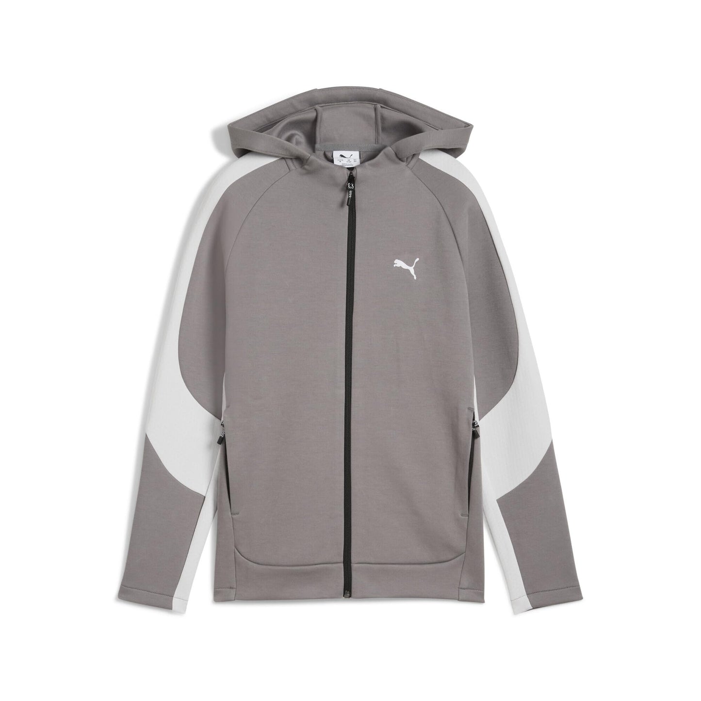 PUMA Boys' Evostripe Full-Zip Hoodie Dk B Sweat Jackets (1 Pack)