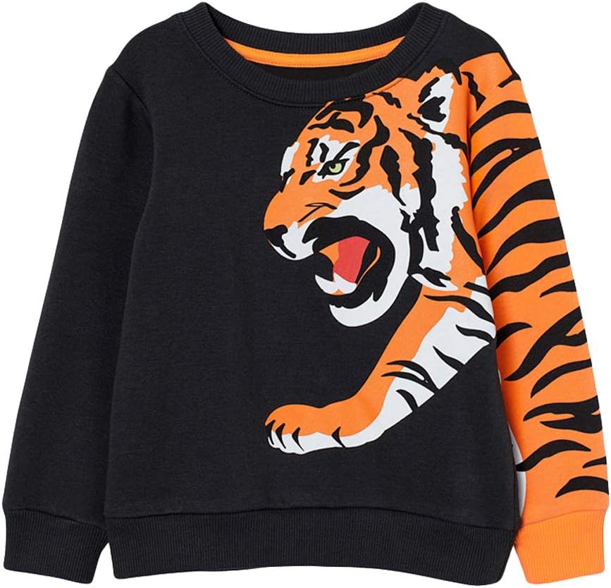 CM-Kid Sweatshirts Jungen Langarm Pullover Kinder Baumwolle Frühling Herbst Winter Warm Tops 1-7 Jahre Gr.92-122