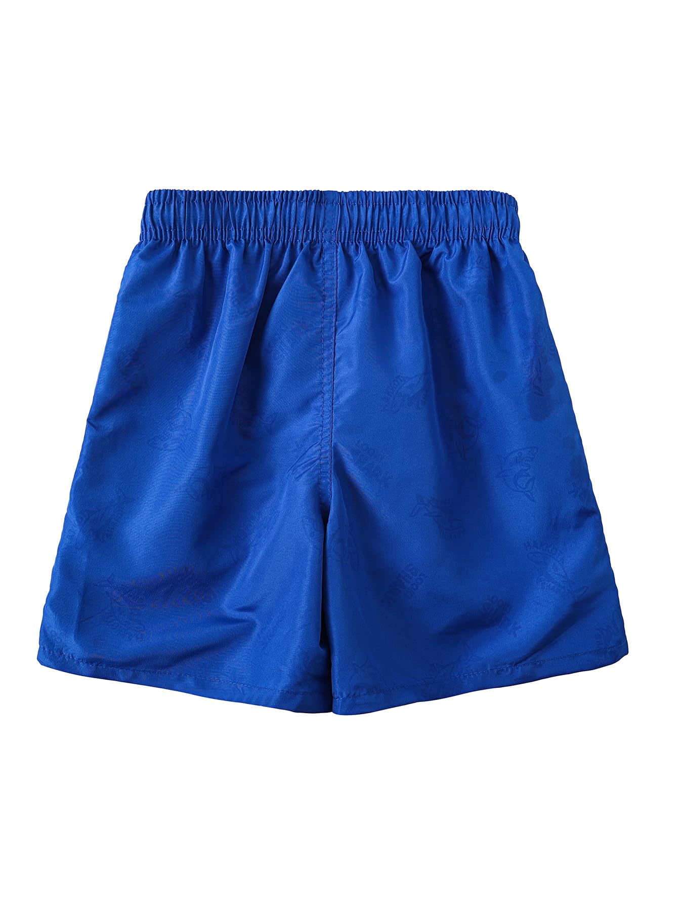 SERENYOU Boys' Board Shorts Children's Pattern Changing Swimming Shorts with Mesh Lining