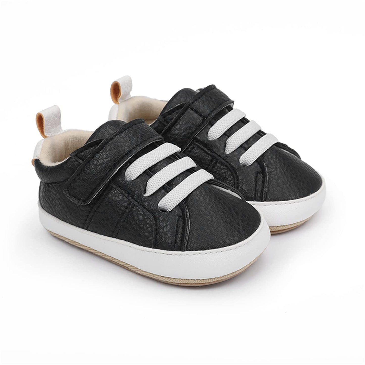 RVROVIC Babyschuhe Anti-Rutsch Oxford Loafer Flats für Jungen und Mädchen aus PU Leder mit weicher Sohle