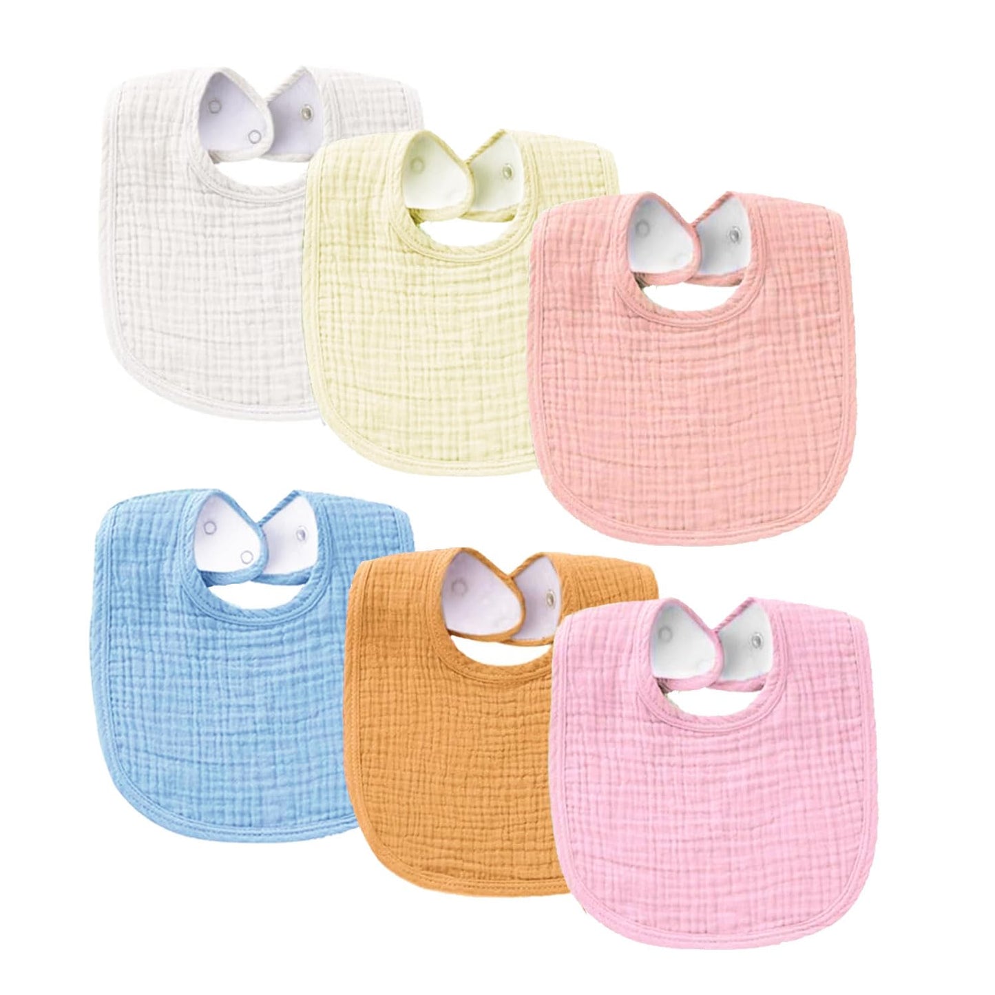 SLOSH Lätzchen Baby Für Neugeborene Babylätzchen für Babys und Kleinkinder Jungen und Mädchen Unisex Set Druckknopf