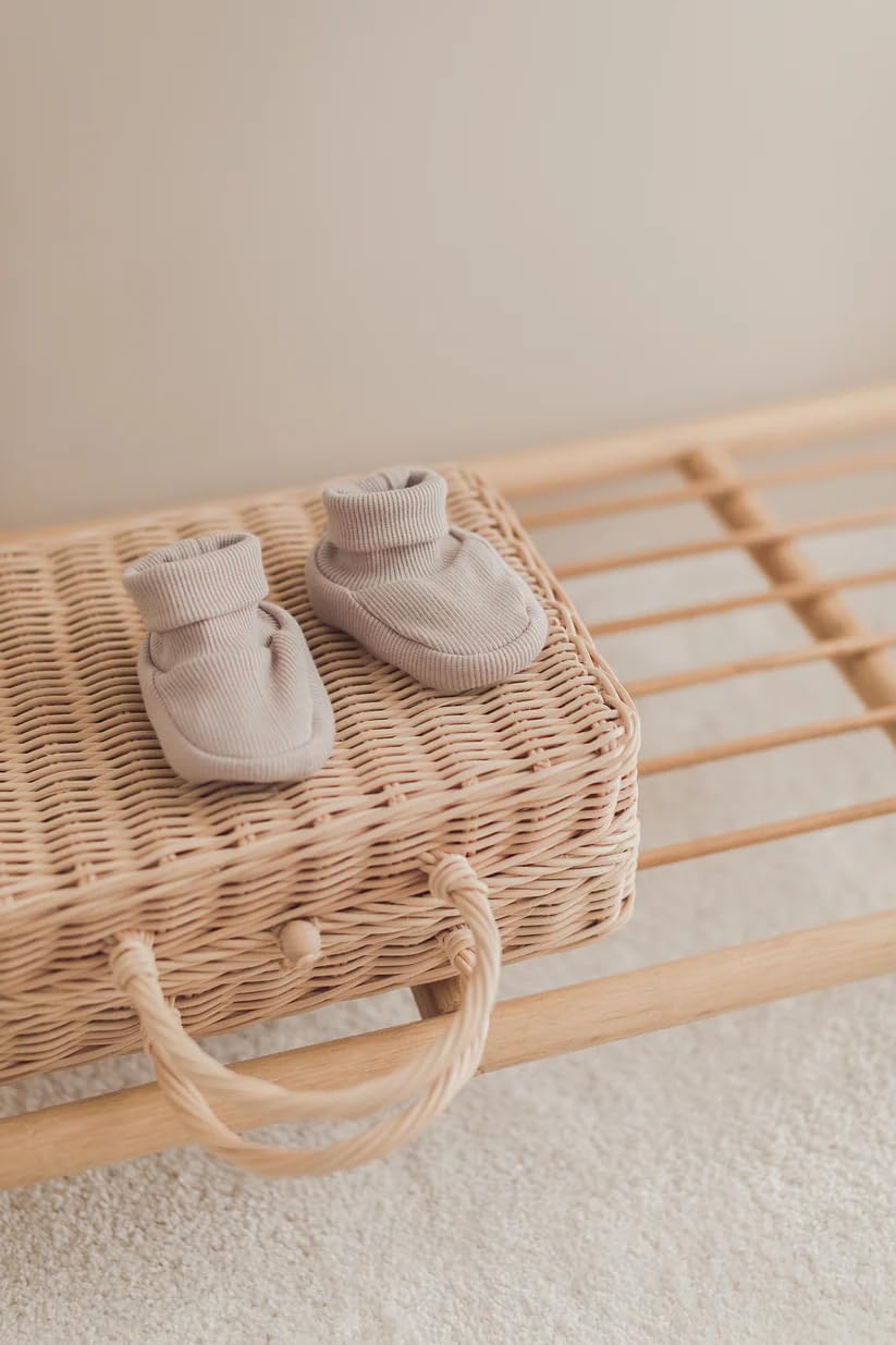 Generisch Baby Krabbel- Hausschuhe - Schuhe Neugeborene - Baumwolle - Diverse Farben - Mädchen - Jungs