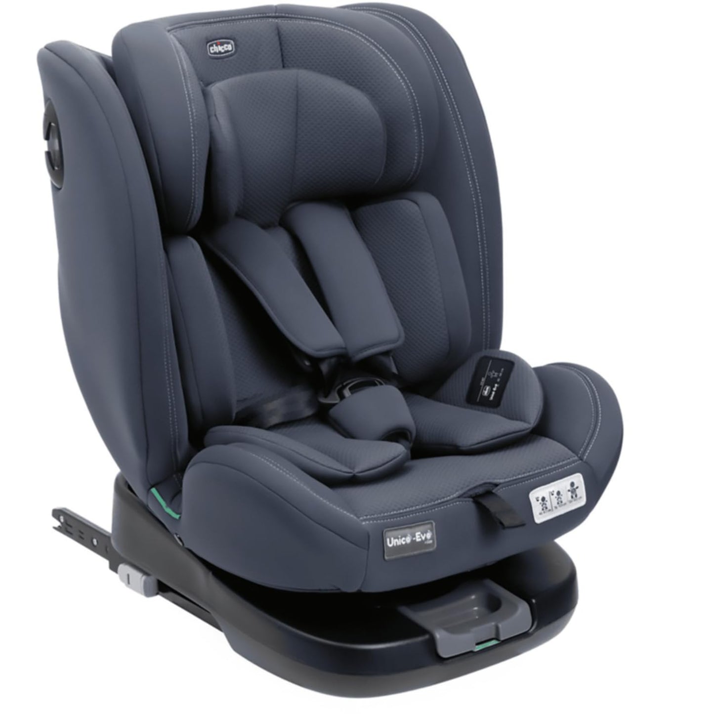 Chicco Unico Evo I-Size, Kindersitz 0-36 Kg, für Kinder von 40 bis 150 cm, homologiert ECE R129/03, Isofix 360° drehbar und neigbar, Gruppe 0+/1/2/3 von 0 bis 12 Jahren, Schwarz - Meloni2