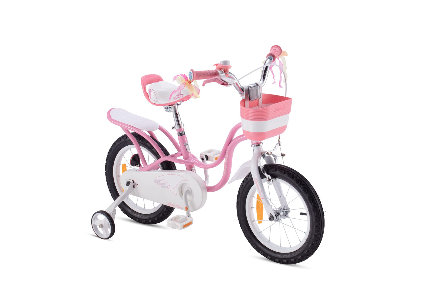 Royal Baby Little Swan Kinderfahrrad Mädchen Fahrrad Stützräder 12 14 16 18 Zoll ab 3-10 Jahre Rosa Kinder Fahrrad - Meloni2