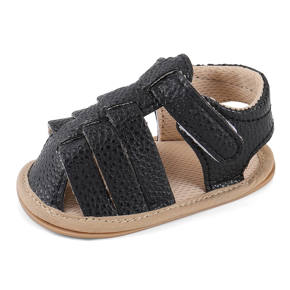MASOCIO Babyschuhe Mädchen Sandalen Sommer Schuhe Flach Gummi Rutschfest