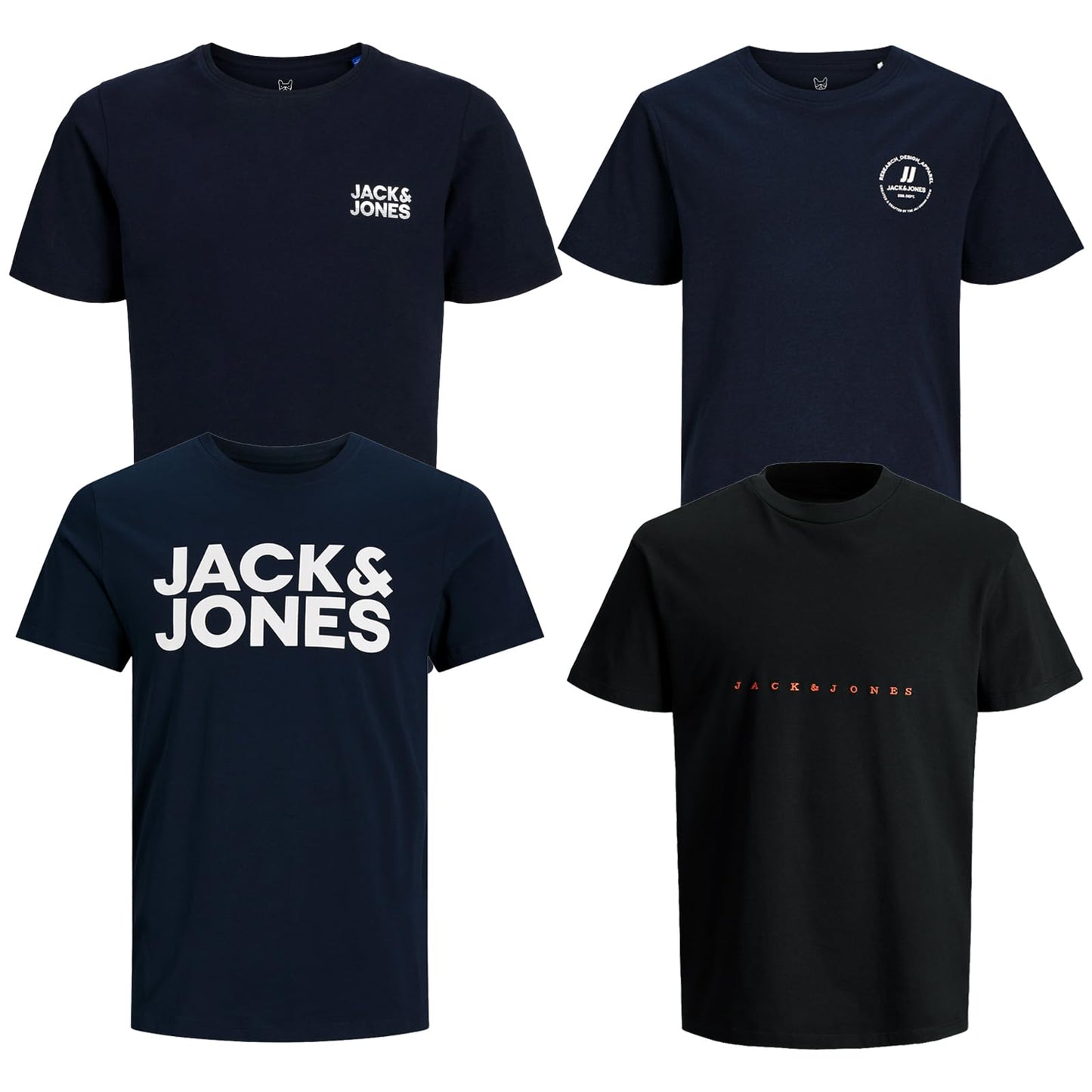 JACK & JONES Junior Kinder Jungen T-Shirt Kids Hoodie Sweatshirt Sweat Shirt Hood T 3er 4er 6er 9er