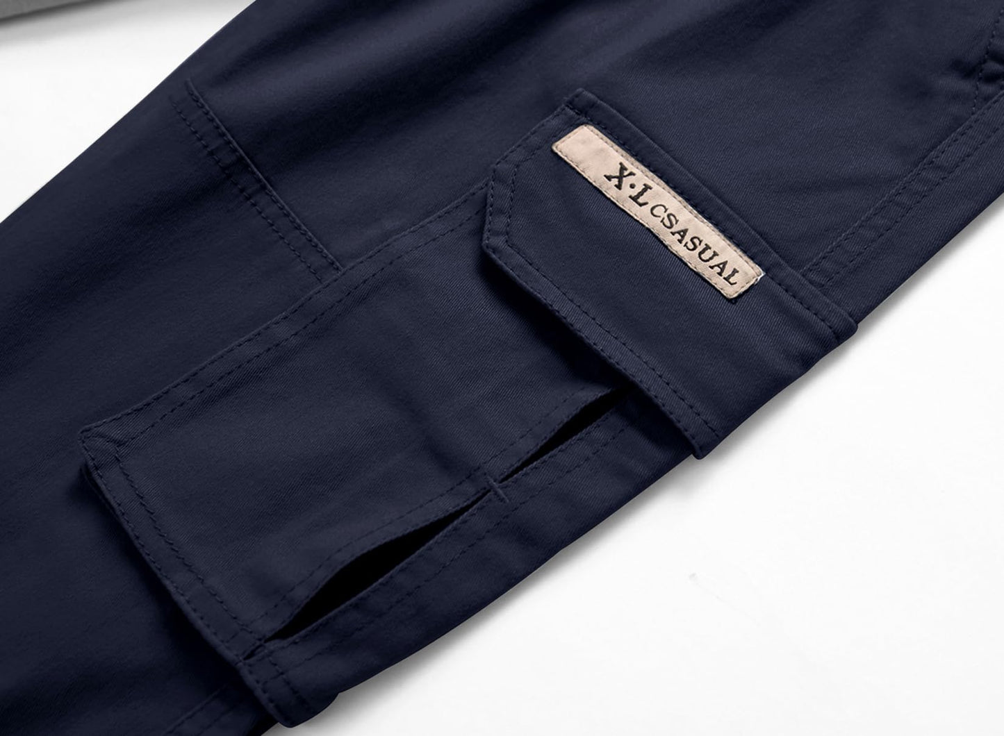 YOUNGSOUL boys cargo pants children's stretch cargo pants jogging pants leisure pants with elastic band