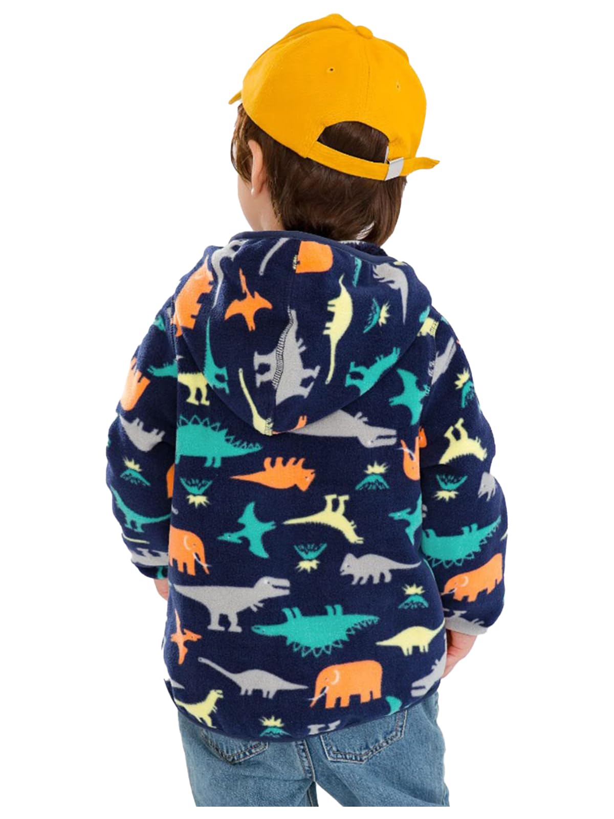 LUVCES Baby Jacket Boys Unisex Toddler Girls Kids Warm Fleece Jacket Full Zip Pullover Outerwear Sweatshirt