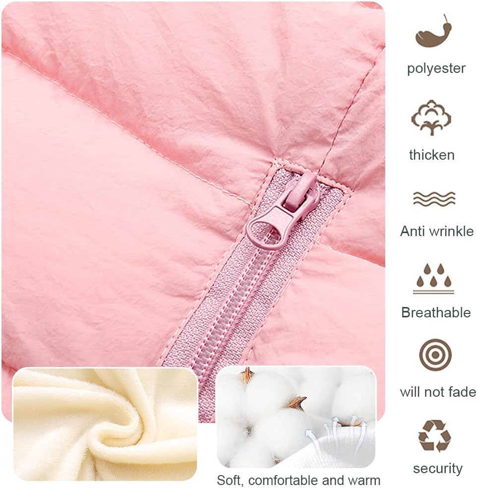 LSERVER Neugeborener Strampler Baby mit Kapuze Fleecever Dickter Jungen Schneeanzug Mädchen Warmer Daunen Overall Kinder Niedliche Winter Anzüge, Schwarz, 80
