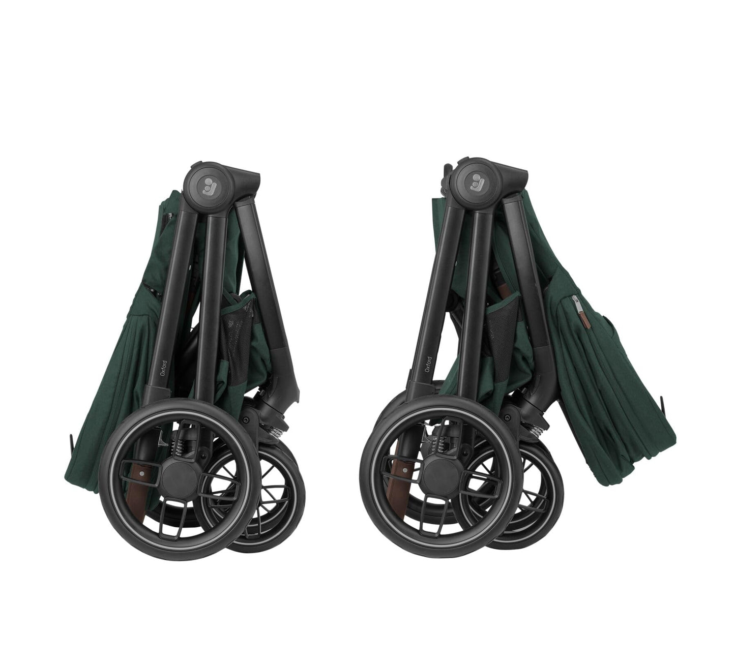 Maxi-Cosi Oxford Plus Baby Stroller 2 in 1 Set with Carrycot 0-4 Years 0-22kg Compact Folding Soft Suspension 3 Reclining Positions 10kg Storage Basket Twillic Graphite