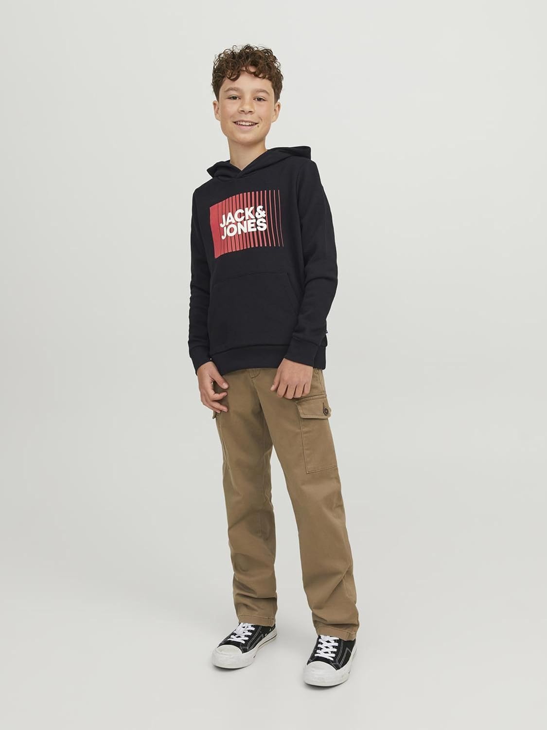 JACK & JONES Boy Hoodie Logo Hoodie Junior