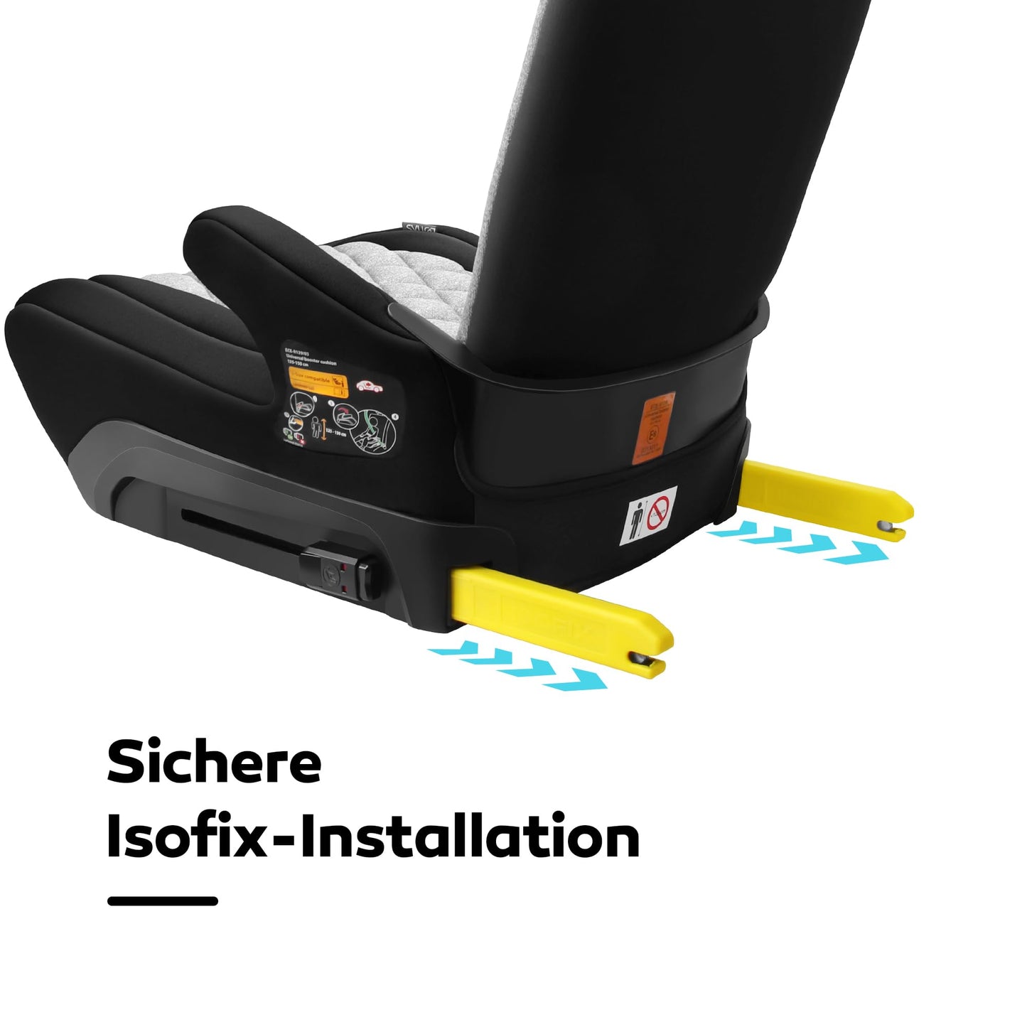LETTAS I-Size 360°drehbar Kindersitz 40-150 cm, Gruppe 0+1/2/3, 0-12 Jahre, 0-36 kg, Baby Autositz mit isofix ECE R129 - Meloni2