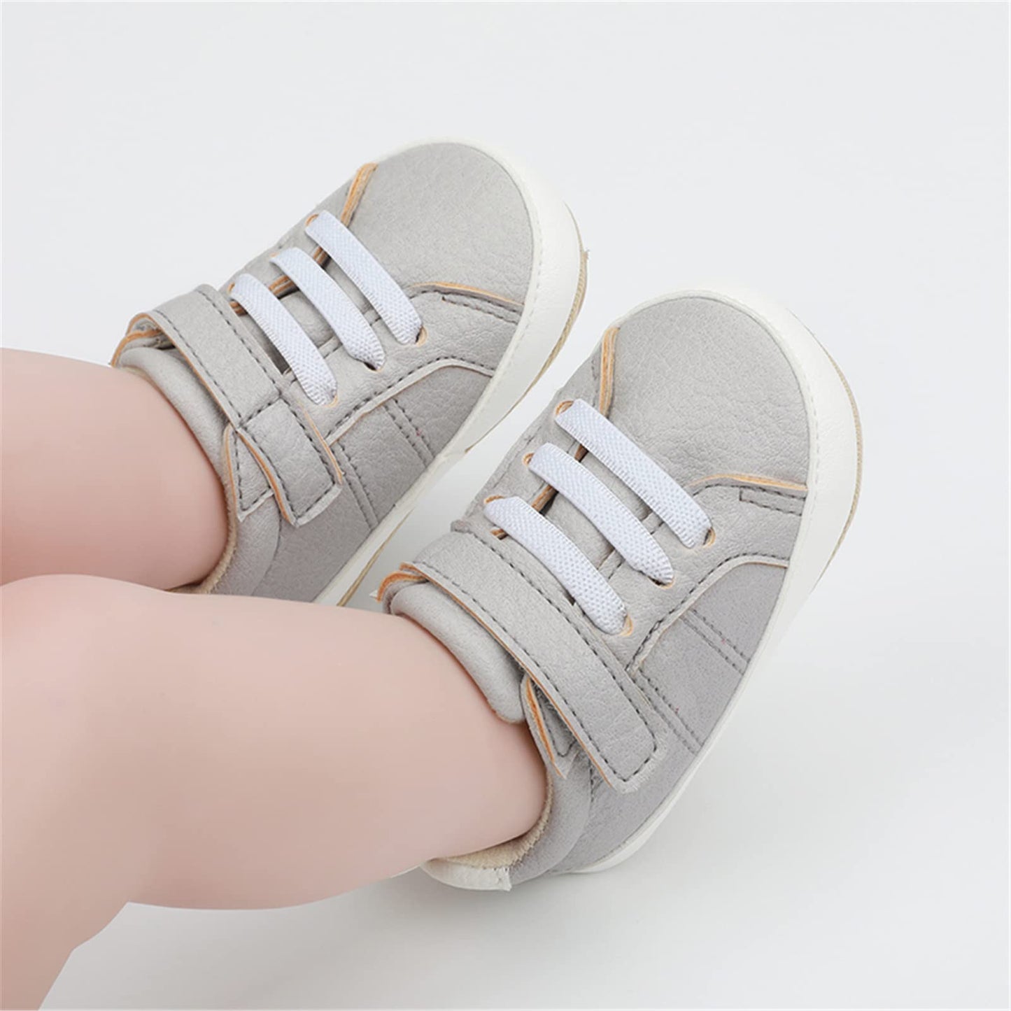 RVROVIC Babyschuhe Anti-Rutsch Oxford Loafer Flats für Jungen und Mädchen aus PU Leder mit weicher Sohle