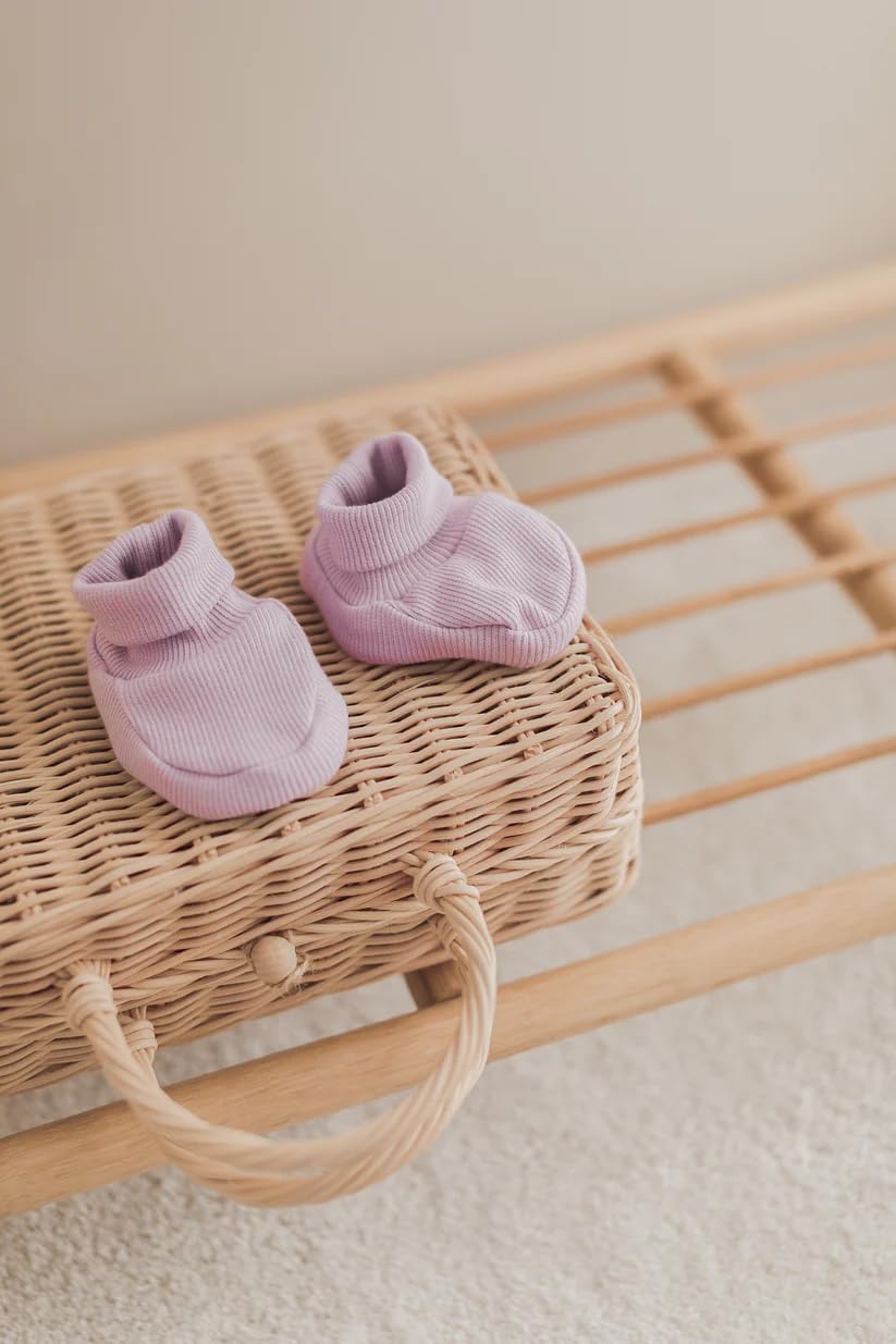 Generisch Baby Krabbel- Hausschuhe - Schuhe Neugeborene - Baumwolle - Diverse Farben - Mädchen - Jungs