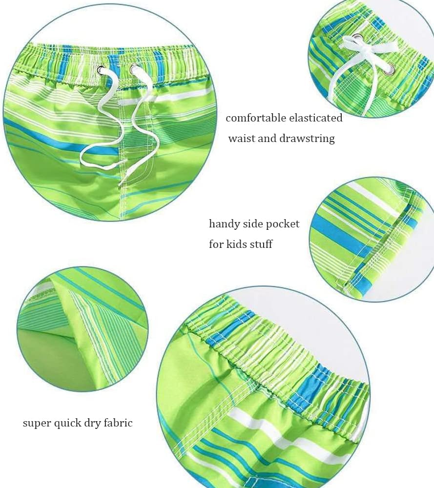 FedMois Jungen Badeshorts Schnelltrocknend Kinder Badehose Schwimmshorts