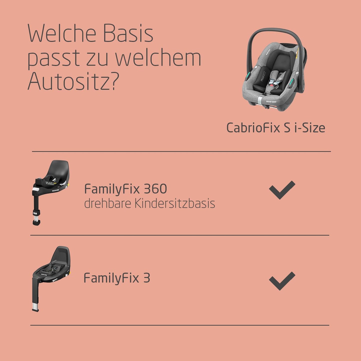 Maxi-Cosi Zelia S Trio 3-in-1 Complete Set, 0–4 Years, up to 22 kg, Foldable, Compact, Adjustable Baby Pram, with CabrioFix S i-Size Baby Seat, Accessories, Changing Bag, Grey - Meloni2
