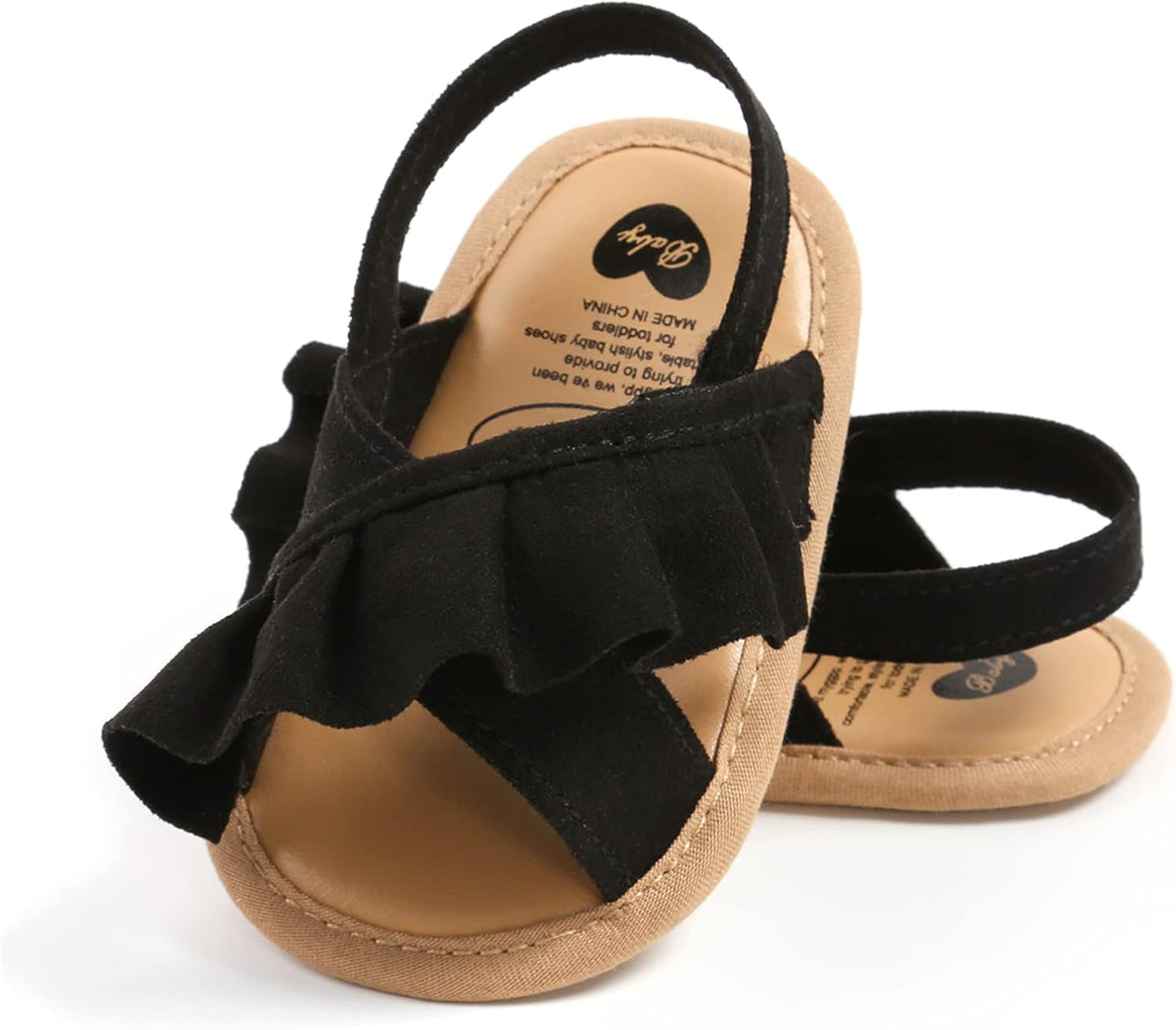 RVROVIC Babyschuhe für Jungen und Mädchen – Premium Weiche Anti-Rutsch Gummisohle für Säuglinge – Sommer Outdoor Sandalen für Kleinkind Erste Walker