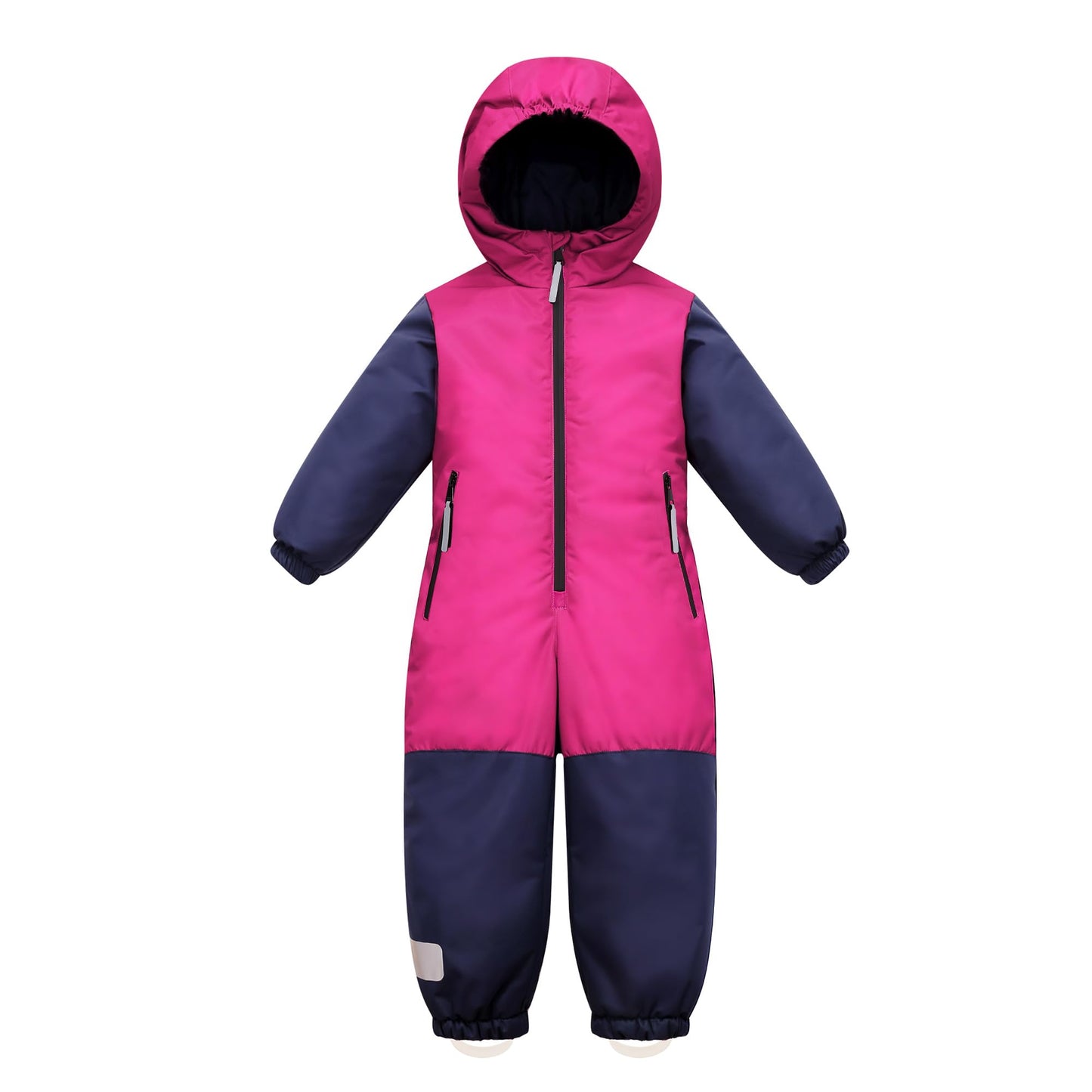 Owntop Children's Unisex Snow Suit Girls Boys Windproof Waterproof Ski Suit with Hood Zip 98-122