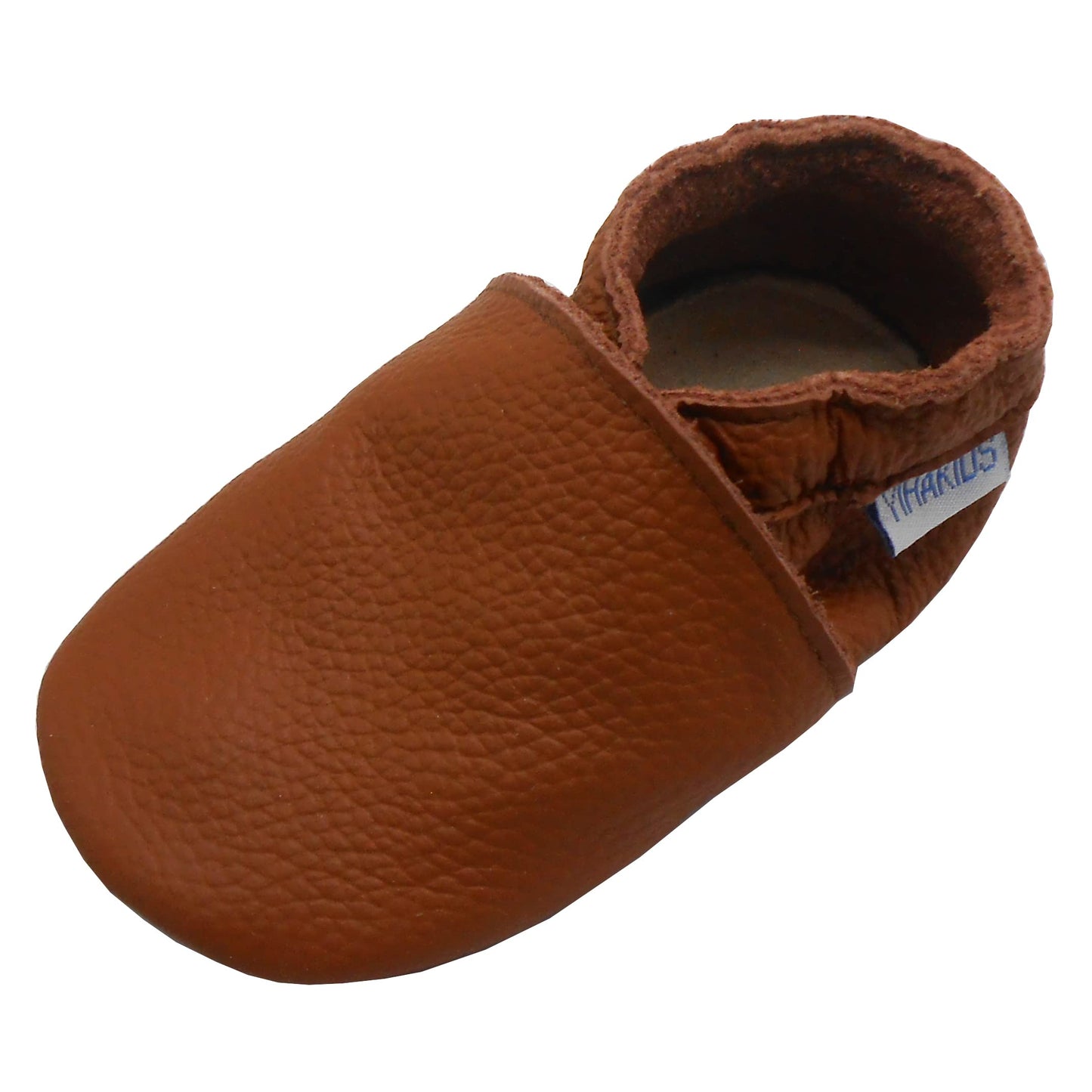 YIHAKIDS Krabbelschuhe Baby Lauflernschuhe Jungen Mädchen Weicher Leder Babyhausschuhe Kleinkind rutschfeste Lederschuhe mit Gummisohle für Baby 6-12 Monate 12-18 Monate 18-24 Monate