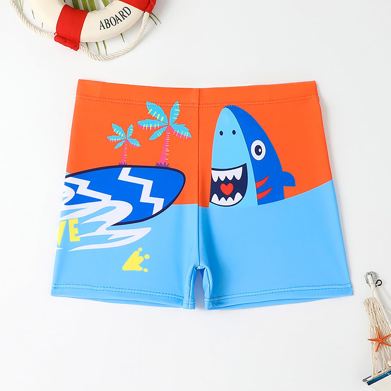 NautySaurs Pack of 2 Boys Swimming Shorts 5-13 Years Large Boys Swimwear Dinosaur Kids Swimming Trunks