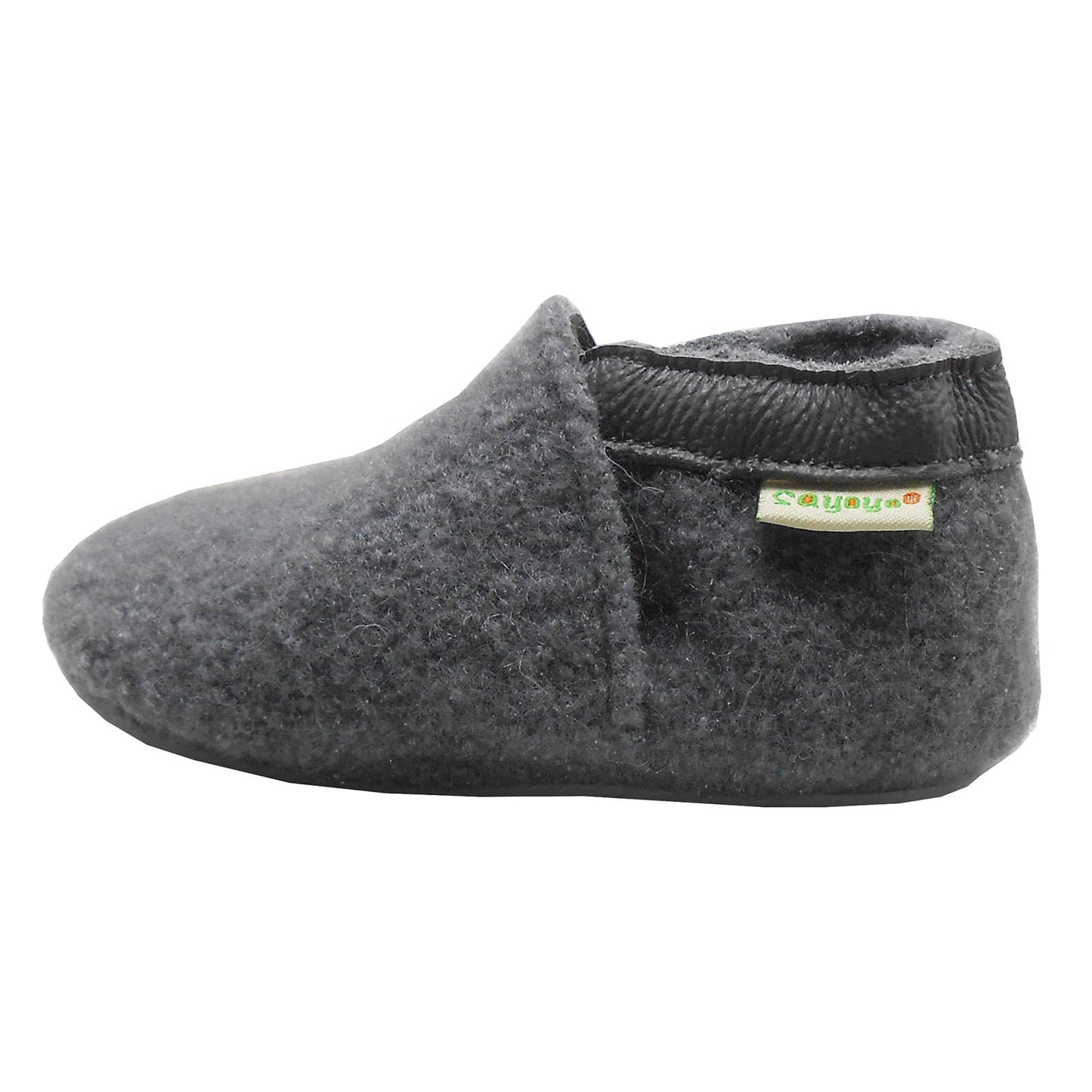 SAYOYO Babyschuhe für Jungen und Mädchen - Erste Lauf- und Krabbelschuhe mit weicher Wolle und rutschfester Gummisohle