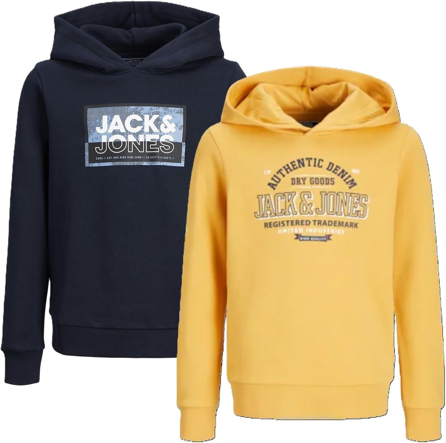JACK & JONES Junior Kinder Jungen Kapuzenpullover Kids Hoodie Sweatshirt Sweat Shirt Hood