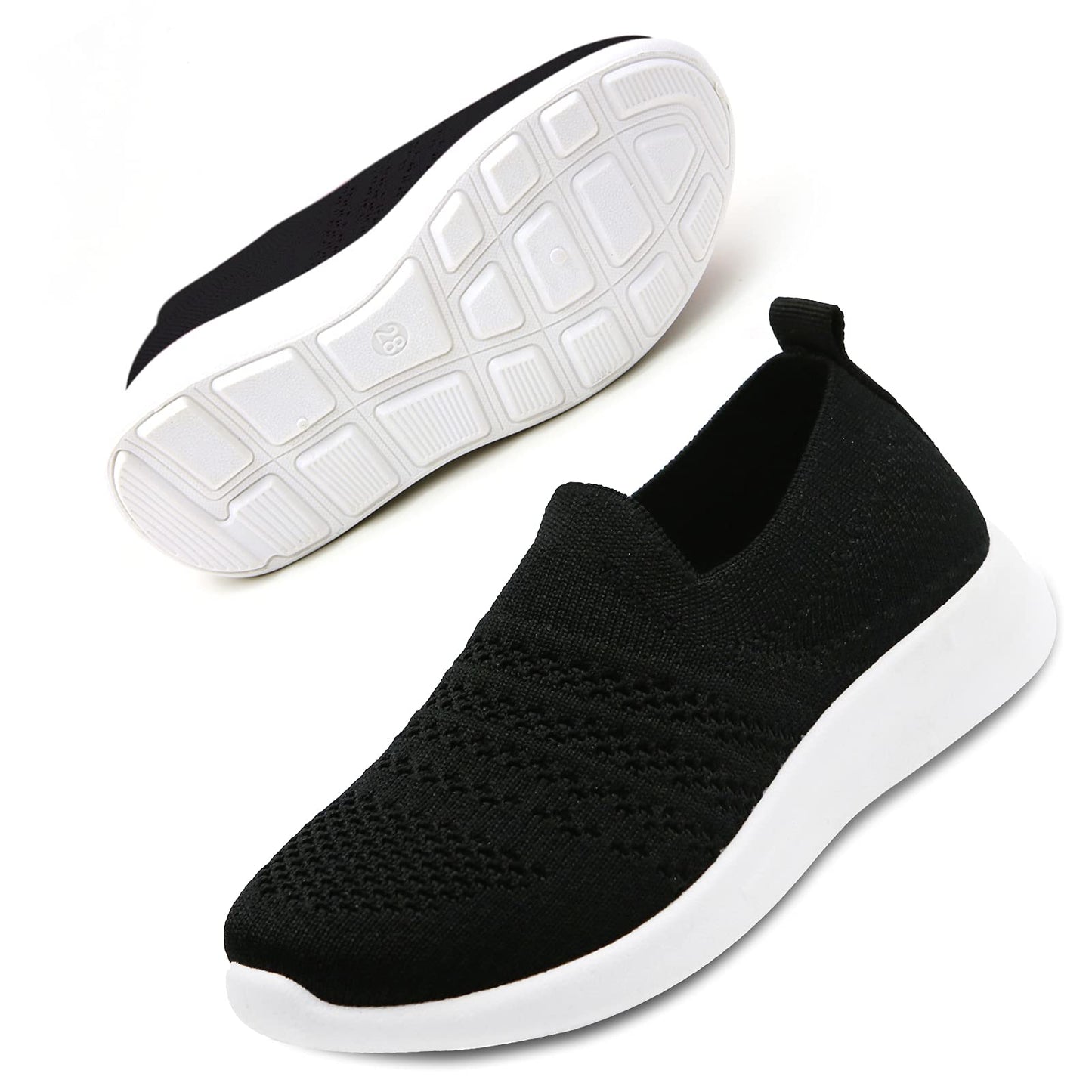 Apawwa Kinder Schuhe FüR MäDchen Und Jungs Kinder Turnschuhe Sportschuhe Slip On Laufschuhe Leicht Hallenschuhe Sneakers Tennisschuhe FüR Unisex-Kinder GrößE