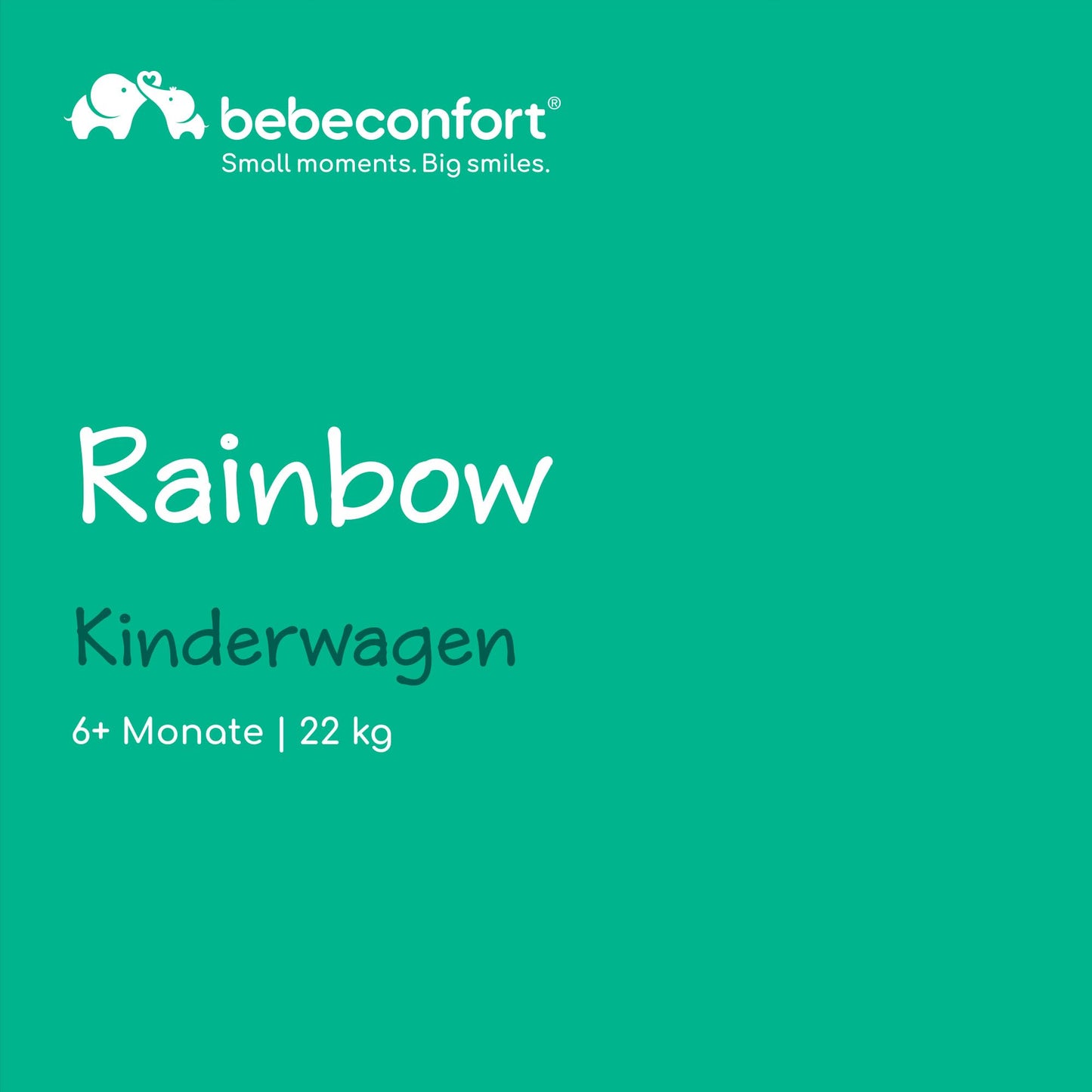 Bebeconfort Rainbow, Stroller, Compact and Maneuverable, 6 months to 4 years, up to 22 kg, Mineral Green