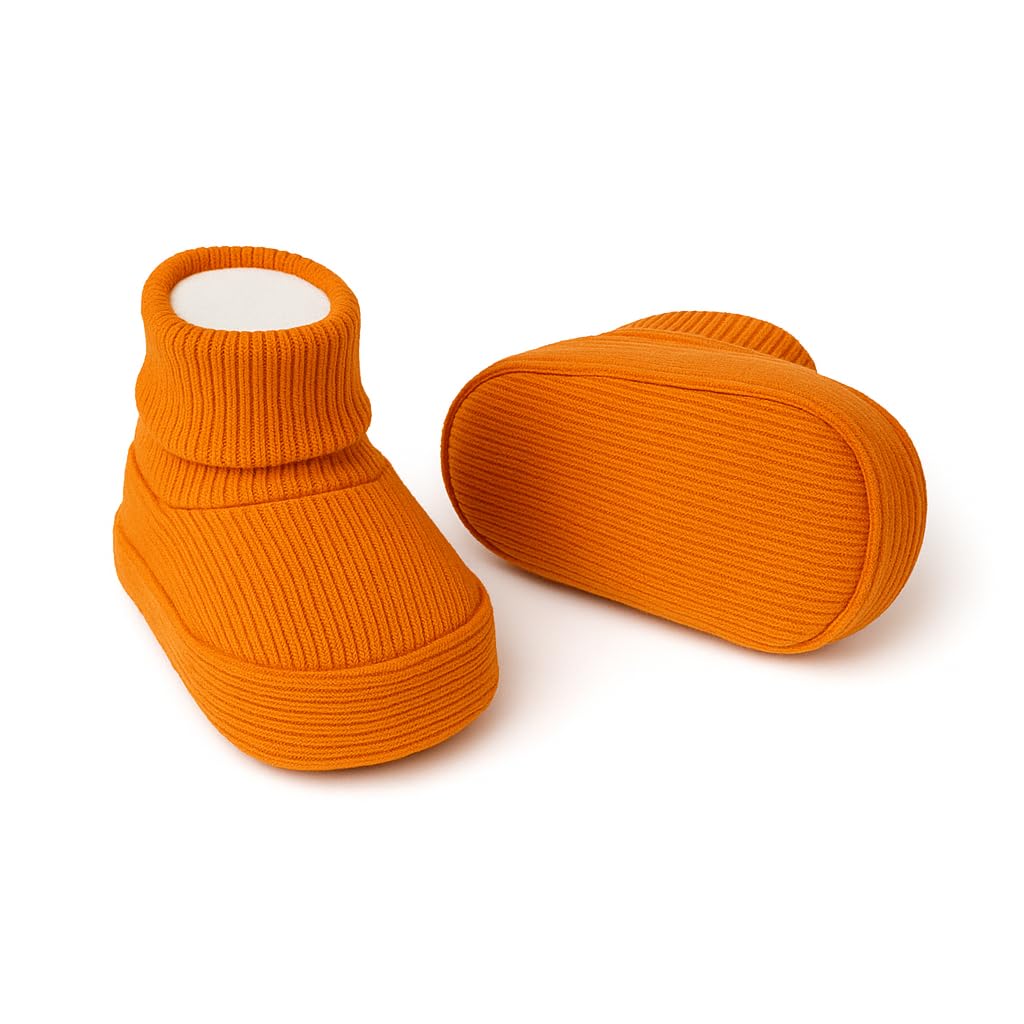 Generisch Baby Krabbel- Hausschuhe - Schuhe Neugeborene - Baumwolle - Diverse Farben - Mädchen - Jungs