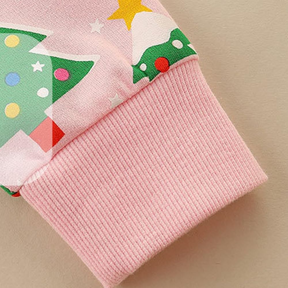 EULLA Kinder Mädchen Jungen Weihnacht Pullover Sweatshirt Weihnachtsoutfit Weihnachtspuli Christmas Xmas Rentier Weihnachtsmann Weihnachtskleidung 92 98 104 110 116 122